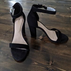 Jerayclya Aldo Block Strappy Heels